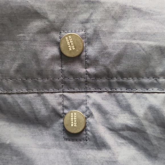 ☔️Scotch & Soda☔️ Hooded Rain Coat, blue, size 1 (S) - Picture 5 of 16